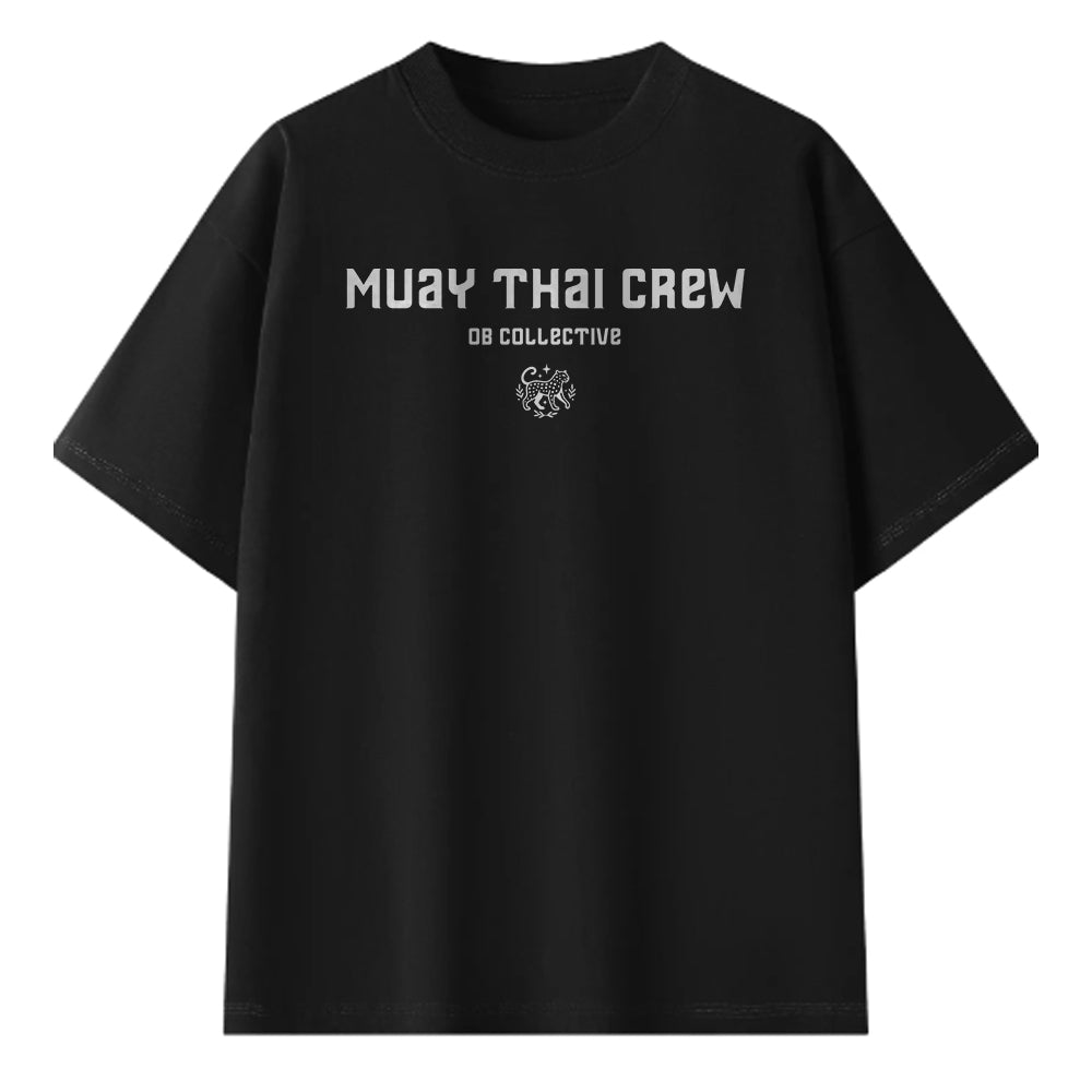 Muay Thai Crew Unisex Oversized T-Shirt