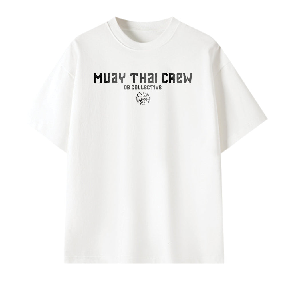 Muay Thai Crew Unisex Oversized T-Shirt